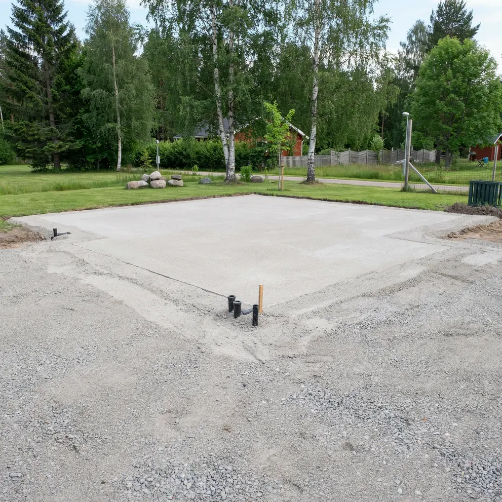 anlagga husgrund gjutning betongplatta i halmstad halland